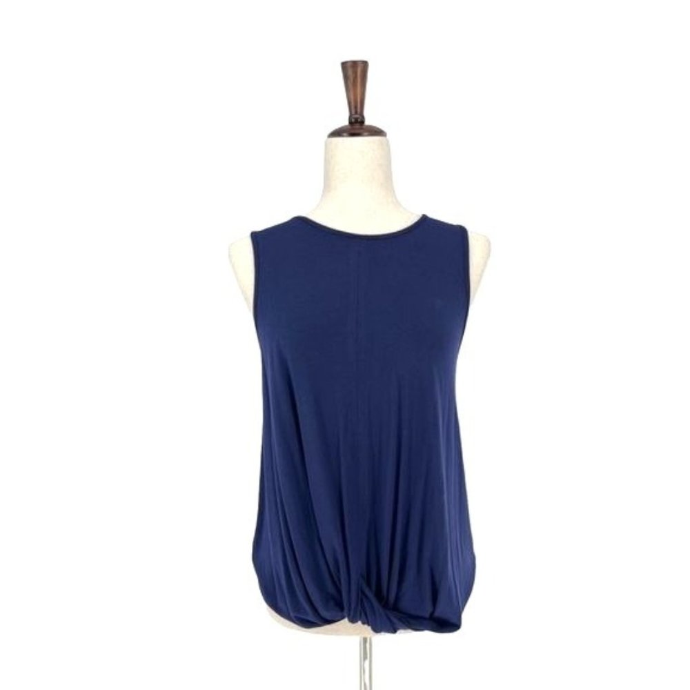 Tart Collection Front Knot Sleeveless Blouse | Large